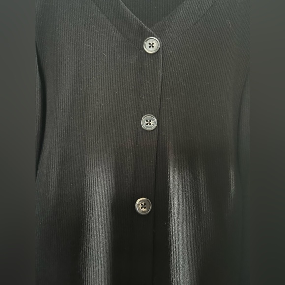 Torrid Black Small Rib Hi-Lo Knit Dress Size 1XL EUC - Picture 6 of 9